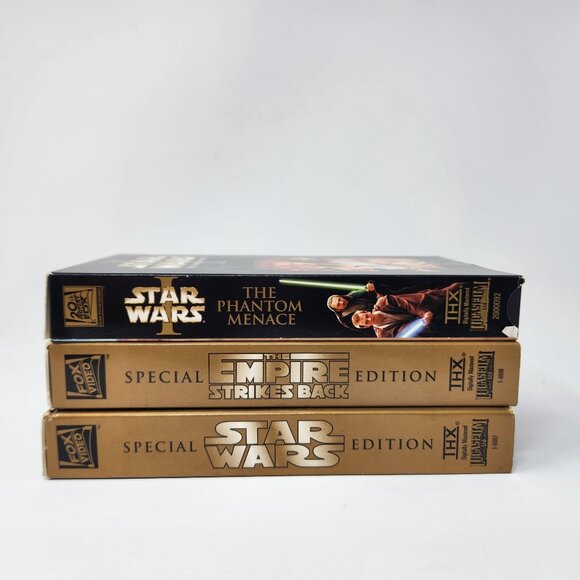 Star Wars VHS Trilogy Special Edition & The Phantom Menace Digitally THX Mastere - Picture 12 of 15